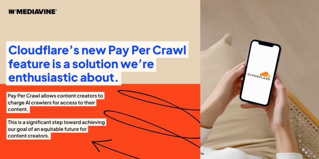 Cloudflare's new Pay Per Crawl feature is a solution we're enthusiastic about.